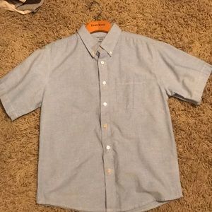 Blue button down shirt size youth xl 14-16 George